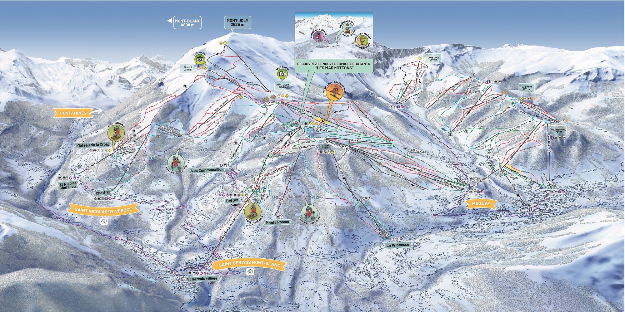 Un jour, une station de ski : Saint-Gervais Mont Blanc